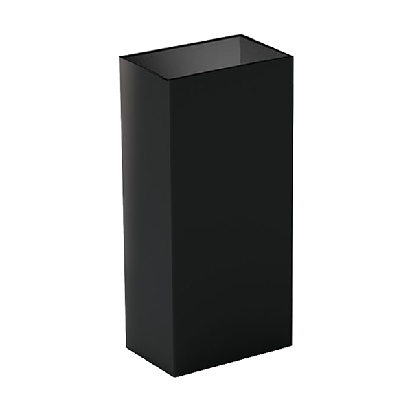 MD_105899 Contenitore gettacarte Bob Color - 23 x 35 x 75 cm - 60 L - metallo - nero - Medial - immagine 1