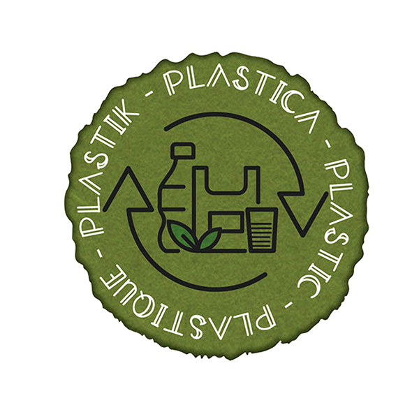 MD_105903 Etichetta in vinile raccolta differenziata Stik - plastica - autoadesiva - 10,5 x 10,5 cm - PVC - verde - Medial International - immagine 1