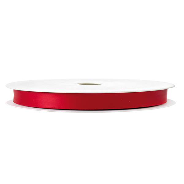 MD_106037 Nastro doppio raso - 9mmx100mt - rosso 250 - Brizzolari - immagine 1