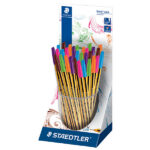 Penna a sfera Noris stick - punta 1,0mm - colori assortiti - Staedtler - expo 30 pezzi