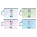 Busta c/bottone Fancy - PP - A4 (21 x 29,7 cm) - colori e fantasie assortiti - Arda