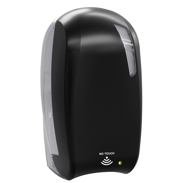 MD_106324 Dispenser sapone Skin Carbon - murale - capacità 1,2 L - elettrico - nero - Mar plast - immagine 1