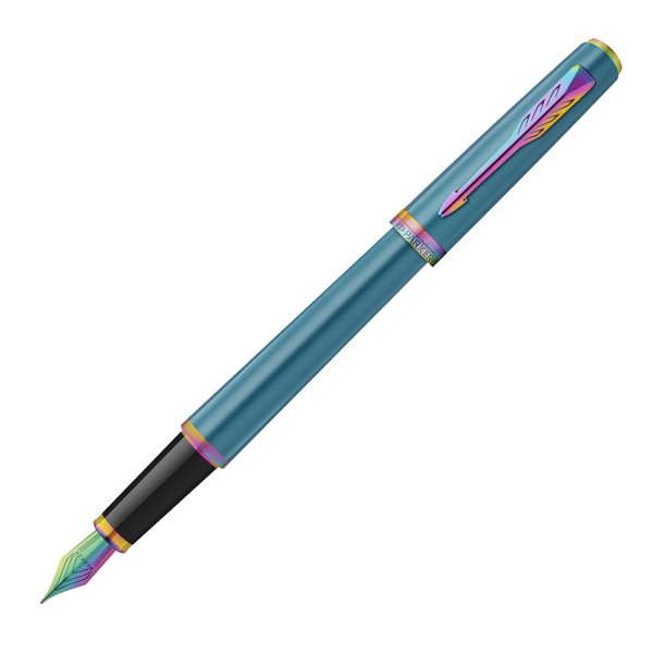 MD_106384 Penna stilografica Meridian GT - punta M - Teal - Parker - immagine 1