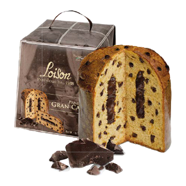 MD_106399 Panettone Gran Cacao - Linea Tuttigiorni - in astuccio - cioccolato - 600 gr - Loison - immagine 1