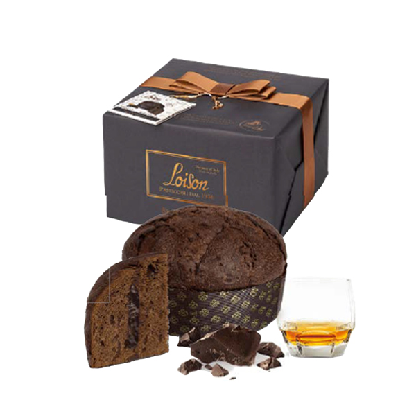 MD_106401 Panettone BlackHabana - Linea Top - cioccolato/rum - 600 gr - Loison - immagine 1