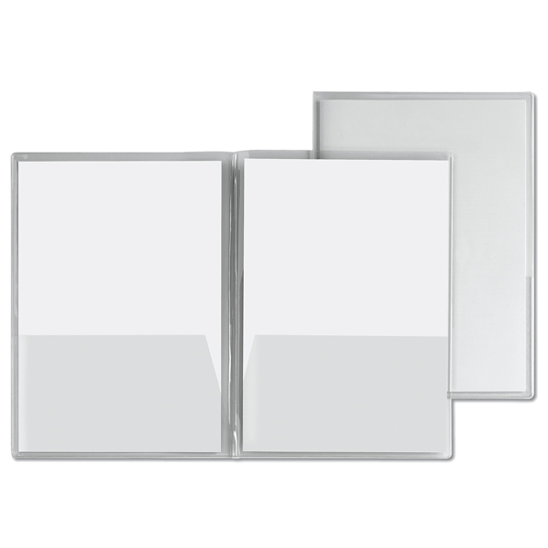 MD_25065 Cartella con doppia tasca Capri 69/T2 - A4 - PVC - trasparente liscio - Sei Rota - conf. 5 pezzi - immagine 1