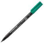 Pennarello Lumocolor Permanent 313 - punta 0,4 mm - verde - Staedtler