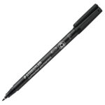 Pennarello Lumocolor Permanent 318 - punta 0,6 mm - nero - Staedtler