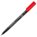 Pennarello Lumocolor Permanent 318 - punta 0,6 mm - rosso - Staedtler