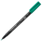 Pennarello Lumocolor Permanent 318 - punta 0,6 mm - verde - Staedtler