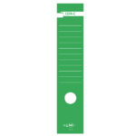 Copridorso CDR C - carta autoadesiva- 7 x 34,5 cm -  verde - Sei Rota - conf. 10 pezzi