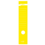 Copridorso CDR C - carta autoadesiva - 7 x 34,5 cm - giallo - Sei Rota - conf. 10 pezzi