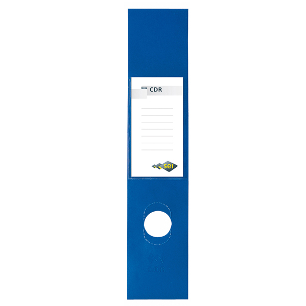 MD_25333 Copridorso CDR - PVC adesivo - 7 x 34,5 cm - blu - Sei Rota - conf. 10 pezzi - immagine 1
