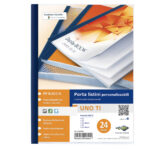 Portalistini personalizzabile Uno TI - 22 x 30 cm - 24 buste - blu - Sei Rota