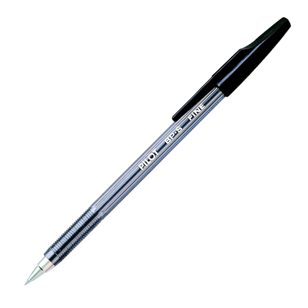 MD_29299 Penna a sfera con cappuccio BP S - punta fine 0,7 mm - nero - Pilot - immagine 1