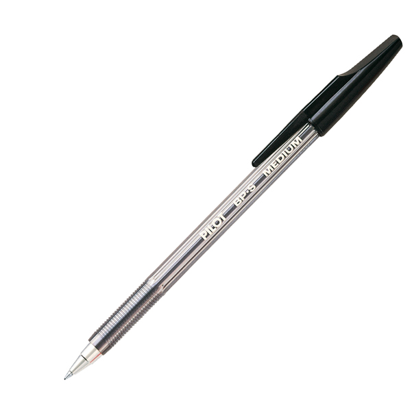 MD_29303 Penna a sfera con cappuccio BP S - punta media 1 mm - nero - Pilot - immagine 1