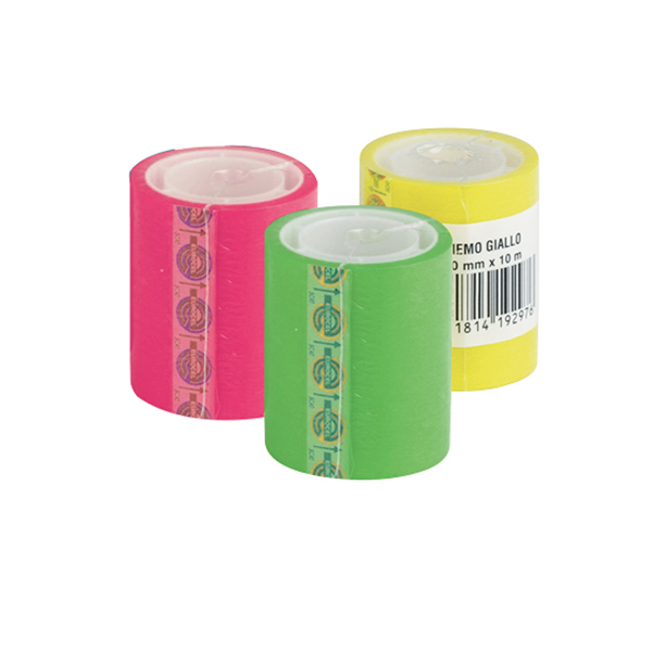 MD_30863 Ricarica nastro adesivo Memograph - 50 mm x 10 m - PVC - giallo - Eurocel - immagine 1