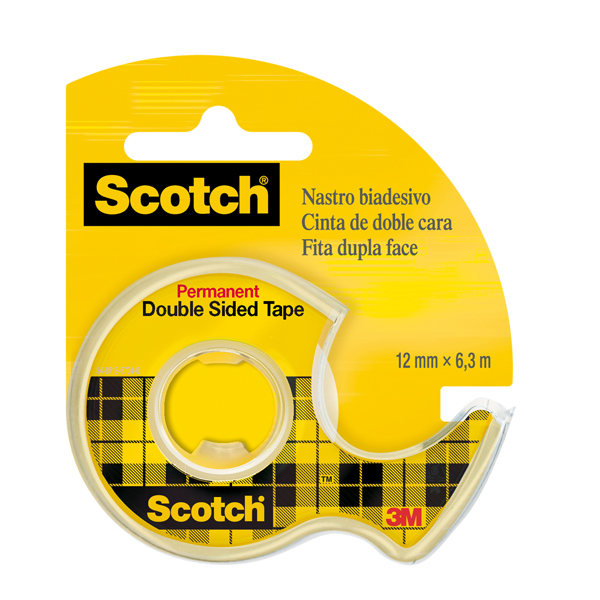 MD_32253 Nastro biadesivo in chiocciola 665 - 12 mm x 6,3 m - acrilico - trasparente - Scotch - immagine 1
