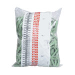 Elastici fettuccia - diametro 7 x 0,8 cm - 1 kg - gomma - verde - Viva