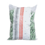 Elastici fettuccia - diametro 10 x 0,8 cm - 1 kg - gomma - verde - Viva