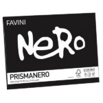 Album Prismanero - 24 x 33 cm - 10 fogli - 128gr - monoruvido - Favini