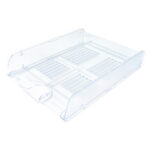 Vaschetta portacorrispondenza TR25310 - 26 x 34 x 6 cm - cristallo - Arda