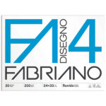 Album F4 - 24 x 33 cm - 20 fogli - 200 gr - ruvido - Fabriano