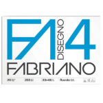 Album F4 - 33 x 48 cm - 200 gr - 20 fogli - ruvido - Fabriano
