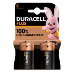 Pila mezzatorcia - C - LR14 - MN1400 - Plus - alcalina - Duracell - blister 2 pezzi