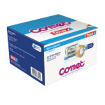 Nastro adesivo - confezionato singolarmente - 19 mm x 10 m - cellophane - trasparente - Comet