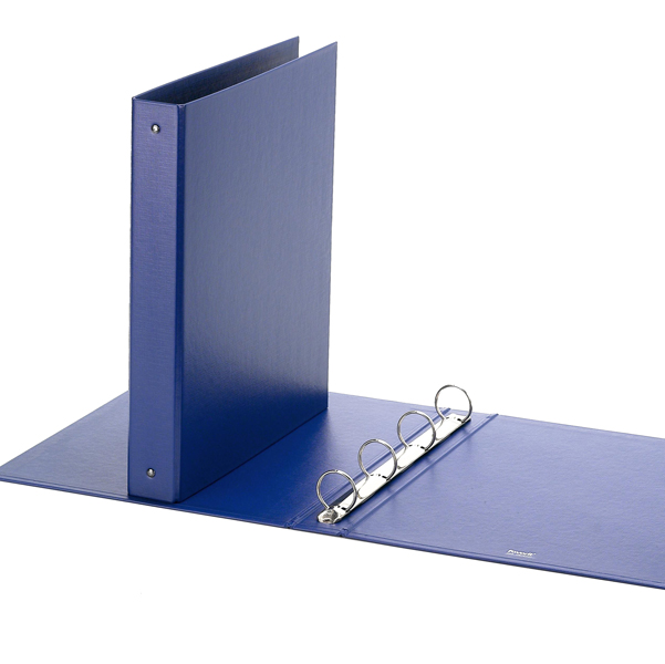 MD_36292 Raccoglitore Europa - 22 x 30 cm - 4 anelli tondi 30 mm - dorso 4 cm - blu - Favorit - immagine 1