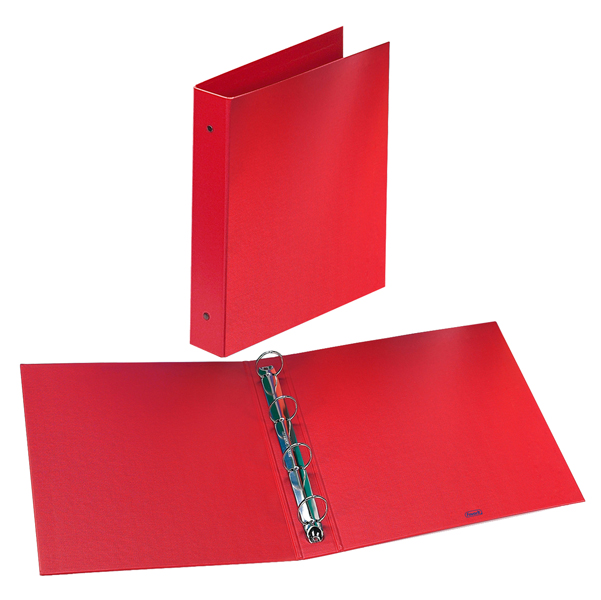 MD_36296 Raccoglitore Europa - 22 x 30 cm - 4 anelli tondi 50 mm - dorso 6 cm - rosso - Favorit - immagine 1