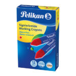 Pastello industriale 762 - rosso - Pelikan - conf. 12 pezzi