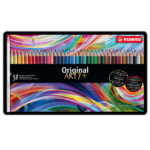 Pastello Original 8778 - tratto 2,50 mm - colori assortiti - Stabilo - astuccio in metallo 38 pezzi