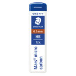 Astuccio 12 Mine Mars Micro - mina 0,5mm - gradazione HB - Staedtler - conf. 12 astucci