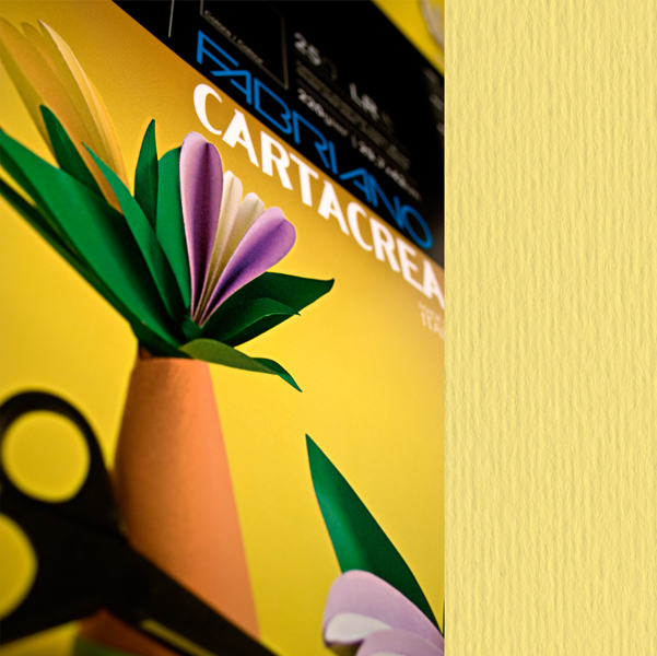 MD_37242 Cartoncino CartaCrea - 35 x 50 cm - 220 gr - onice 117 - Fabriano - blister 10 fogli - immagine 1