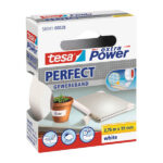 Nastro adesivo telato XP Perfect - 19 mm x 2,7 m - tela plastificata - bianco - Tesa