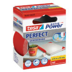Nastro adesivo telato XP Perfect - 38 mm x 2,7 m - tela plastificata - rosso - Tesa