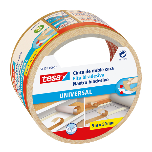 05670-00007
4005800012778
tesa Extra Strong Permanent 5m x 50mm Nastro biadesivo - taglio facilitato - 50 mm x 5 m - PP - bianco - Tesa - immagine 1