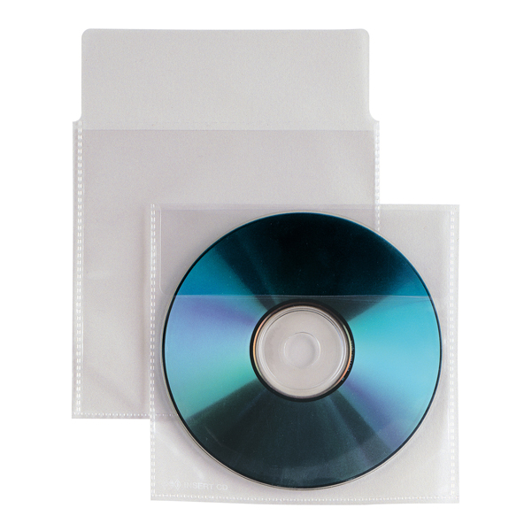 MD_38048 Buste a sacco Insert CD - patella di chiusura - PP - Sei Rota - conf. 25 pezzi - immagine 1