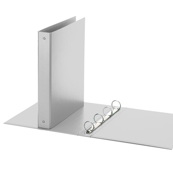 MD_39427 Raccoglitore Europa - 22 x 30 cm - 4 anelli tondi 30 mm - dorso 4 cm - grigio - Favorit - immagine 1