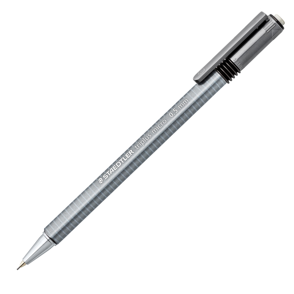 MD_40337 Portamine Triplus Micro 774 - 0,5mm - fusto argento - Staedtler - immagine 1