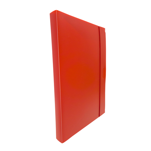 MD_44799 Cartella progetto con elastico - 24 x 35 cm - dorso 3 cm - rosso - Fellowes - immagine 1