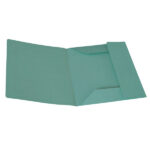 Cartellina 3 lembi - 200 gr - 25 x 33 cm - cartoncino manilla - verde - Cartotecnica del Garda - conf. 50 pezzi