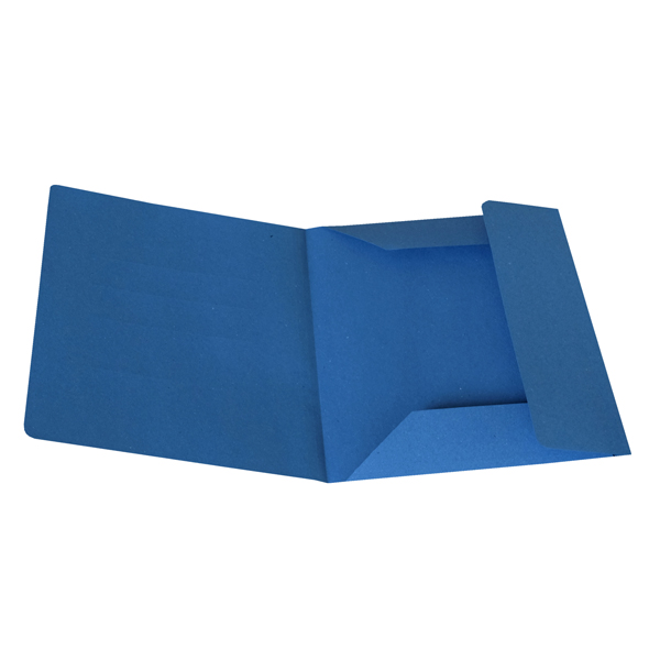 MD_44921 Cartellina 3 lembi - 200 gr - 25 x 33 cm - cartoncino manilla - azzurro - Cartotecnica del Garda - conf. 50 pezzi - immagine 1