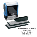 Timbro Printy Typo 4.0 autocomponibile - 38 x 14 mm - 3 righe - Trodat