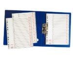 Separatore alfabetico A/Z - PP - A4 - grigio - Esselte