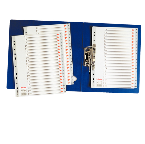 MD_45644 Separatore alfabetico A/Z - PP - A4 - grigio - Esselte - immagine 1