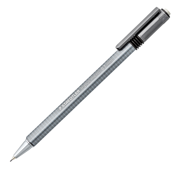 MD_45829 Portamine Triplus Micro 774 - 0,7 mm - fusto argento - Staedtler - immagine 1