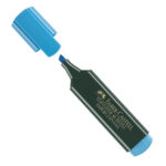 Evidenziatore Textliner 48 - punta a scalpello - tratto 1,0-3,0-5,0mm - azzurro - Faber-Castell